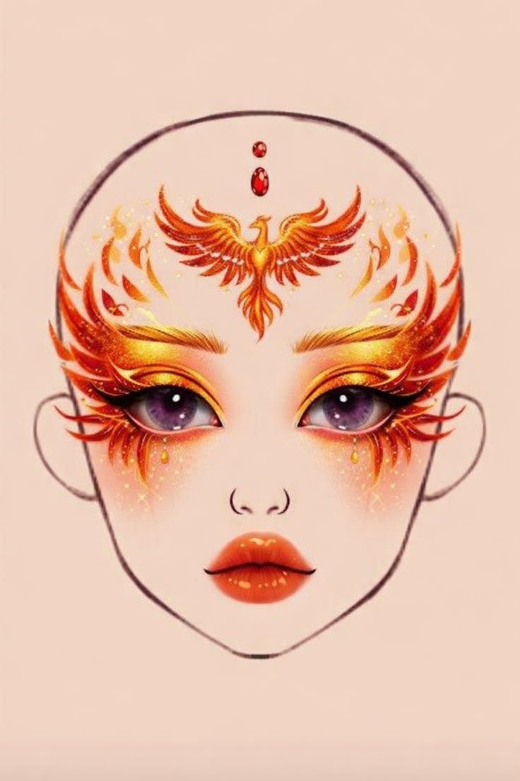 Portrait illustrating the Anime Makeup style category