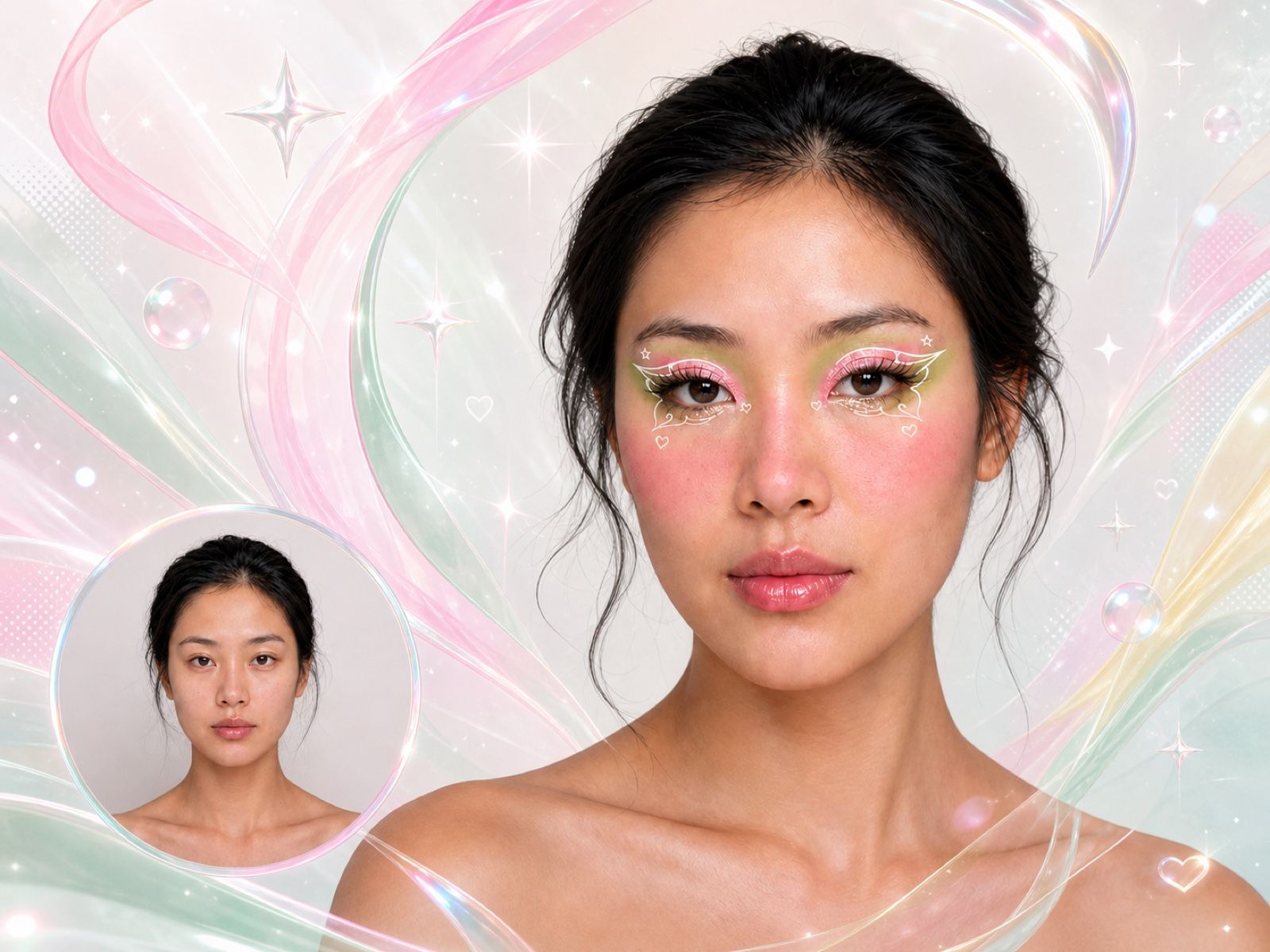 Portrait illustrating the Anime Makeup style category