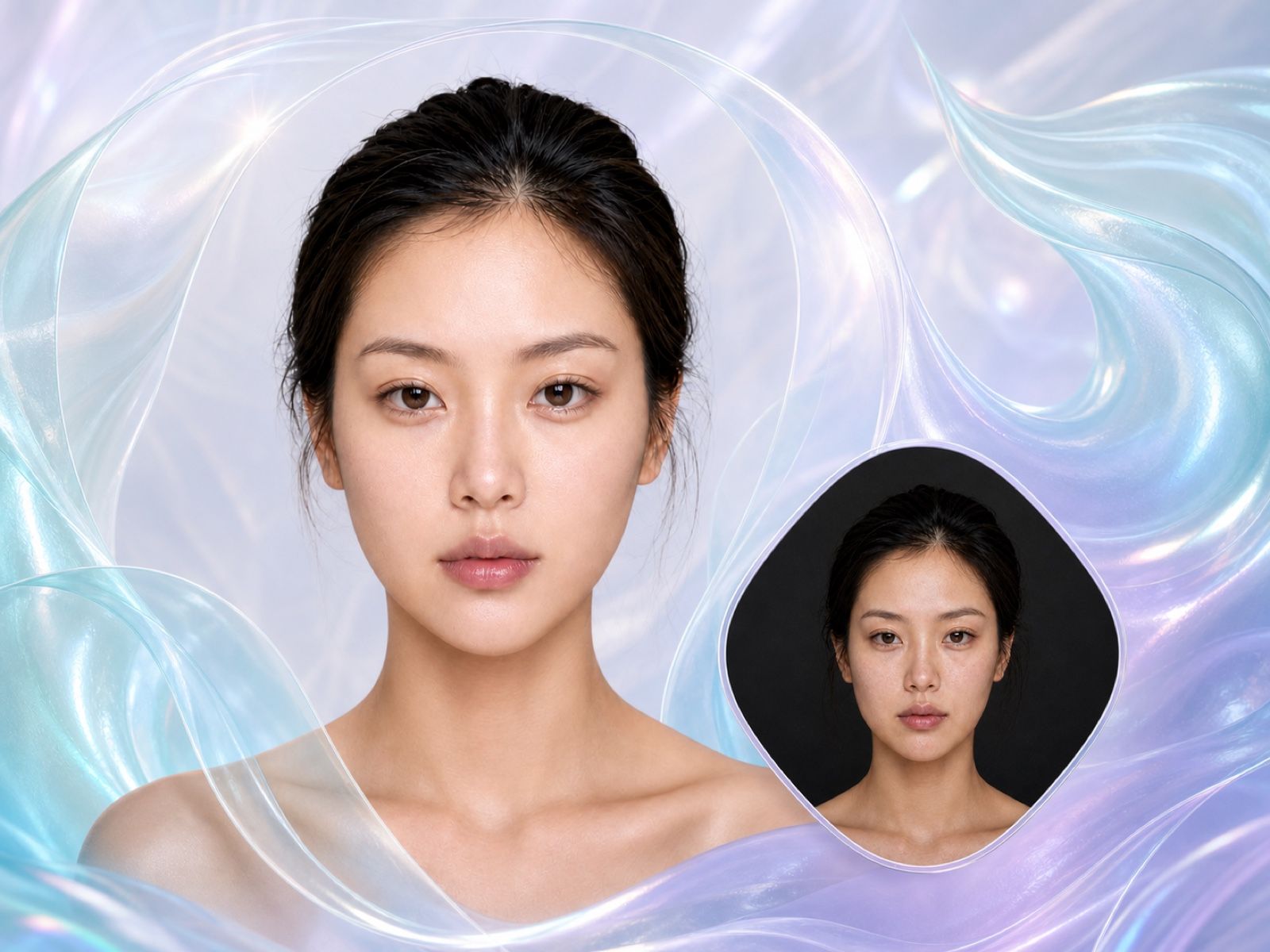 Portrait illustrating the Face Shape style category