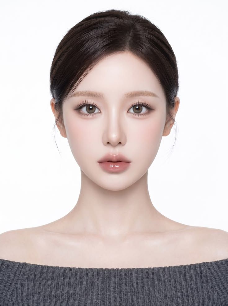 Portrait illustrating the Makeup style category